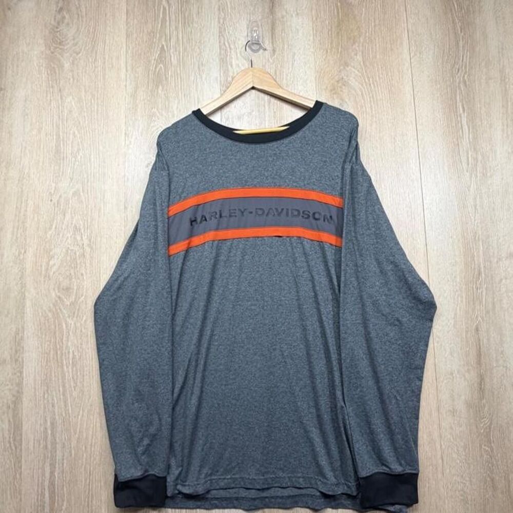 Harley-davidson Men's Grey T-shirt